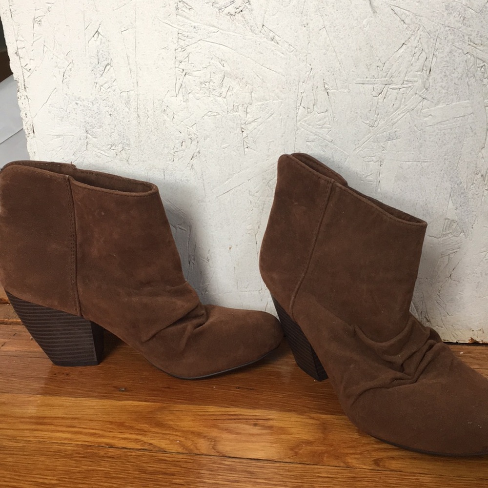 Brown booties